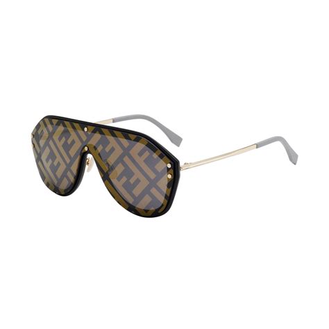 fendi logo mask sunglasses|fendi sunglasses original.